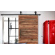 2.44m Antique Classic Sliding Barn Door Track Kit For Single Door Image 1 thumbnail