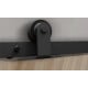 2.44m Antique Classic Sliding Barn Door Track Kit For Single Door Image 2 thumbnail