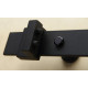 2.44m Antique Classic Sliding Barn Door Track Kit For Single Door Image 3 thumbnail