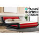 Queen Size Faux Leather Curved Bed Frame - Red Image 1 thumbnail