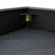 Double Size Fabric and Wood Bed Frame Headborad - Grey Image 7 thumbnail