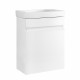 Bathroom Vanity Ceramic Basin Sink Cabinet Wall Hung White Image 1 thumbnail