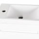 Bathroom Vanity Ceramic Basin Sink Cabinet Wall Hung White Image 3 thumbnail