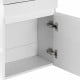 Bathroom Vanity Ceramic Basin Sink Cabinet Wall Hung White Image 4 thumbnail