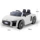 R8 Spyder Audi Licensed Kids Electric Ride On Car Remote Control White Image 5 thumbnail