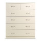 Sarantino Tallboy Dresser 6 Chest of Drawers Storage Cabinet 85x39.5x105cm Image 2 thumbnail