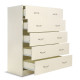Sarantino Tallboy Dresser 6 Chest of Drawers Storage Cabinet 85x39.5x105cm Image 3 thumbnail