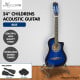 Karrera Childrens acoustic guitar - Blue Image 6 thumbnail