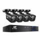 UL-TECH 4CH 5 IN 1 DVR CCTV Security System Video Recorder 4 Cameras Image 1 thumbnail