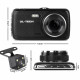 UL Tech 4 Inch Dual Camera Dash Camera - Black Image 1 thumbnail