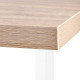 Corner Desk with Bookshelf - Brown & White Image 6 thumbnail