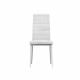 5 Piece Dining Table Chair Set - White Image 3 thumbnail