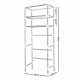 Large 3 Tier Laundry Storage Rack - Silver Image 1 thumbnail