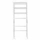 Large 3 Tier Laundry Storage Rack - Silver Image 2 thumbnail