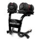 2x 24kg Powertrain Home Gym Adjustable Dumbbells with Stand thumbnail