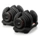 2x 40kg Powertrain Home Gym Adjustable Dumbbells Image 2 thumbnail