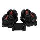 2x 24kg Powertrain Home Gym Adjustable Dumbbells with Stand Image 9 thumbnail