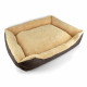 Deluxe Soft Washable Dog Cat Pet Warm Basket Bed Brown Xl Image 2 thumbnail