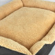 Deluxe Soft Washable Dog Cat Pet Warm Basket Bed Brown Xl Image 5 thumbnail