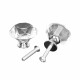 10pcs 40mm Clear Crystal Door Knobs Drawer Handles Image 1 thumbnail