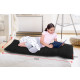 Adjustable Cushioned Floor Gaming Lounge Chair 174 x 56 x 15cm - Black Image 3 thumbnail