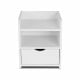 Bedside Table Drawer - White Image 3 thumbnail
