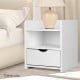Bedside Table Drawer - White Image 8 thumbnail