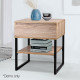 Artiss Chest Style Metal Bedside Table Image 7 thumbnail