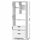 Artiss Display Drawer Shelf - White Image 1 thumbnail