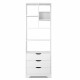 Artiss Display Drawer Shelf - White Image 2 thumbnail