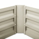 Green Fingers Set of 2 210cm x 90cm Raised Garden Bed - Cream Image 5 thumbnail