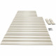 Green Fingers Set of 2 210cm x 90cm Raised Garden Bed - Cream Image 6 thumbnail