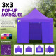 Wallaroo 3x3 Marquee - PopUp Gazebo - Purple Image 2 thumbnail