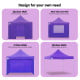Wallaroo 3x3 Marquee - PopUp Gazebo - Purple Image 4 thumbnail