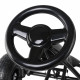 Kids Pedal Powered Go Kart - Black Image 5 thumbnail