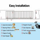 Electric Sliding Gate Opener 1200KG Remote Hardware Kit 4M Rail Image 6 thumbnail