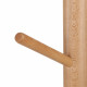 Wooden Clothes Stand with 6 Hooks - Beige Image 4 thumbnail