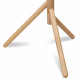 Wooden Clothes Stand with 6 Hooks - Beige Image 6 thumbnail
