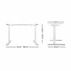 Motorised Standing Desk - White Image 1 thumbnail