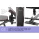 Powertrain Multi Station Home Gym with 45kg Weights & Preacher Curl Pad Image 5 thumbnail