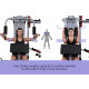 Powertrain Home Gym Multi Station with 175lb Weights and Dumbbells Image 7 thumbnail