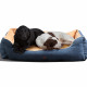 Soft Lining Washable Pet Bed Mat Cushion Blue M-size Image 2 thumbnail