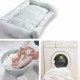 Soft Lining Washable Pet Bed Mat Cushion Blue M-size Image 4 thumbnail