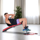 Incline sit-up bench with Resistance Bands Image 3 thumbnail