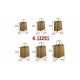 50 X Kraft Brown Paper Carry Bags 28(l)x33(h)x10(w)cm Image 5 thumbnail