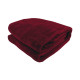 Laura Hill 600GSM Double-Sided Wine Red Queen Size Faux Fur Mink Blanket Image 2 thumbnail
