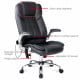 8 Point PU Leather Massage Chair - Black Image 2 thumbnail