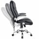 8 Point PU Leather Massage Chair - Black Image 4 thumbnail