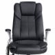 8 Point PU Leather Massage Chair - Black Image 5 thumbnail