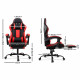 Gaming Office Chair Computer Seating Racer Black and Red Image 1 thumbnail